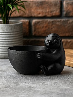 Миска Ленивец — держатель для закусок, ключей, декора 2