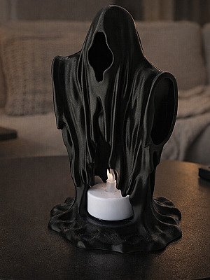 Подсвечник LED Призрак, черный 2