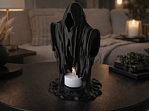 Подсвечник LED Призрак, черный 3