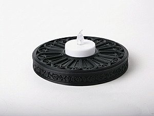 Подсвечник готический для LED свечи 4