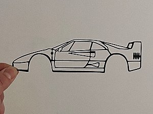Настенный декор Ferrari F40 2