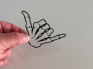 Декор для Хэллоуина Рука скелета 2