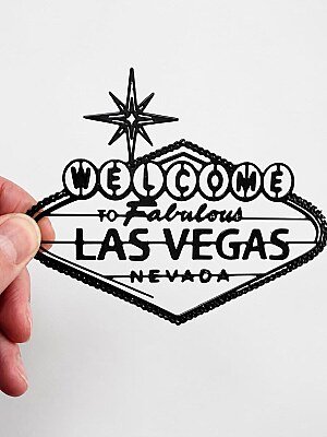 Декор для интерьера "Welcome to Fabulous Las Vegas" 2