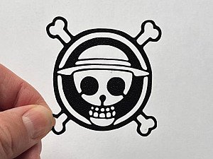 Декор One Piece Череп с костями 2