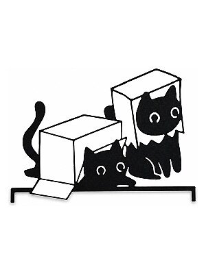 Декор для дома Котики в коробках 3