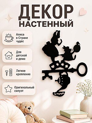 Декор настенный Алиса в Стране чудес 1