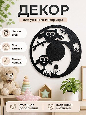 Настенный декор "Милые птички" 1