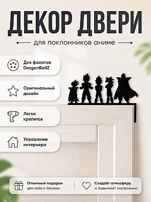 Угловой декор для двери DragonBallZ 1