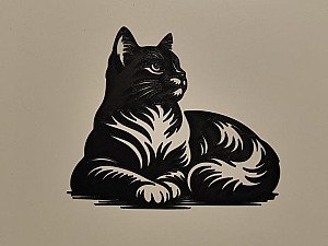 Настенный декор Силуэт кошки 3
