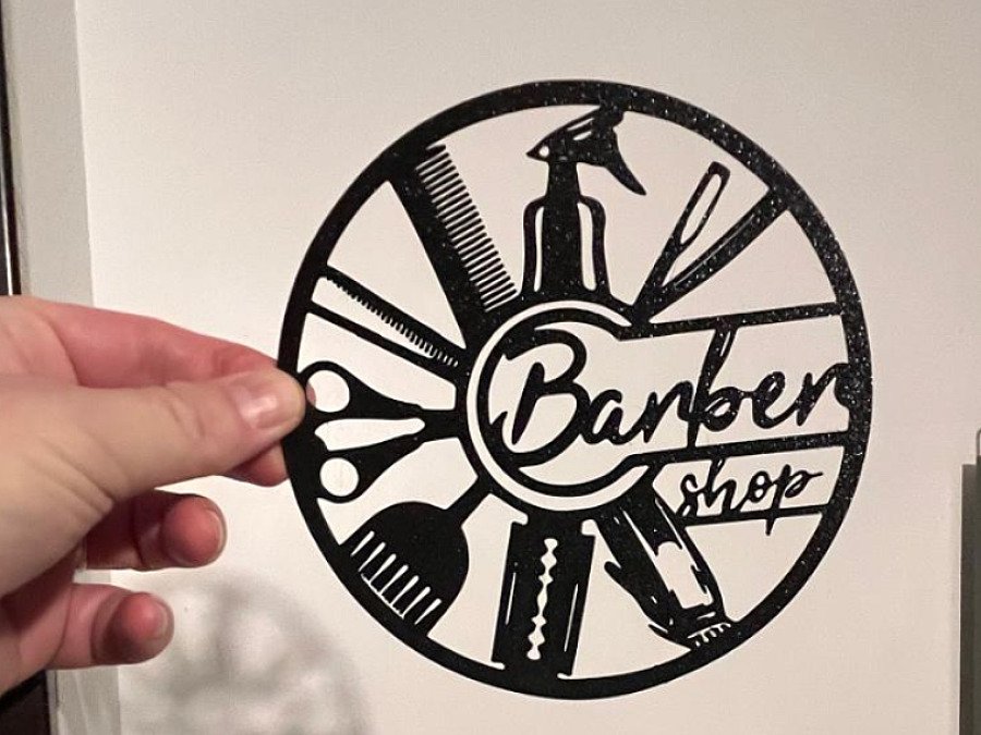Декор для парикмахерской Barber Shop