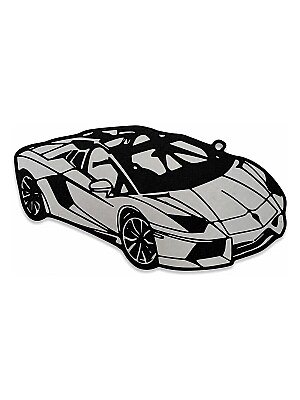Силуэт Lamborghini для декора 3