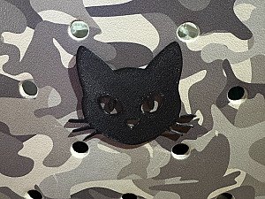 Декор для сумки Черный кот 3