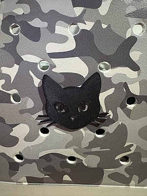 Декор для сумки Черный кот 4