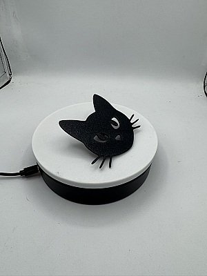 Декор для сумки Черный кот 5