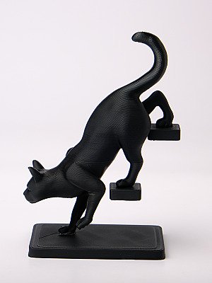 Скульптура Балансирующий кот, минимализм 2