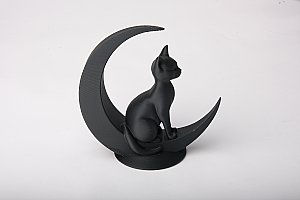 Скульптура Кот на Луне, минимализм 4