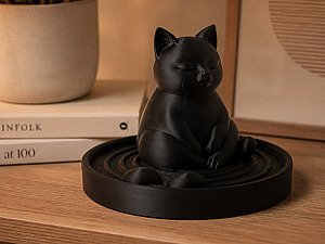 Дзен-поднос Кот для украшений, ключей и мелочей 3