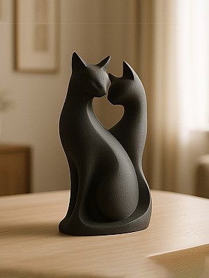 Статуэтка Коты, минималистичный декор 2
