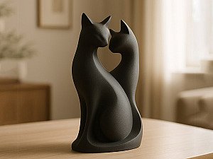 Статуэтка Коты, минималистичный декор 3