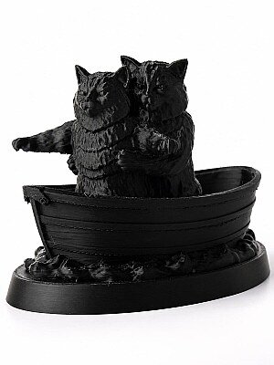 Фигурка Коты в лодке Титаник, декор 4