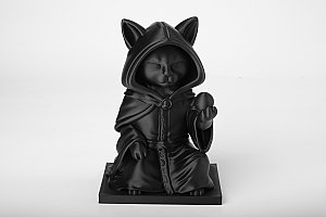Фигурка Черный кот-волшебник Мистический провидец 4
