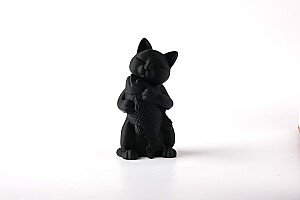 Фигурка Кот с рыбой, коллекционная 4