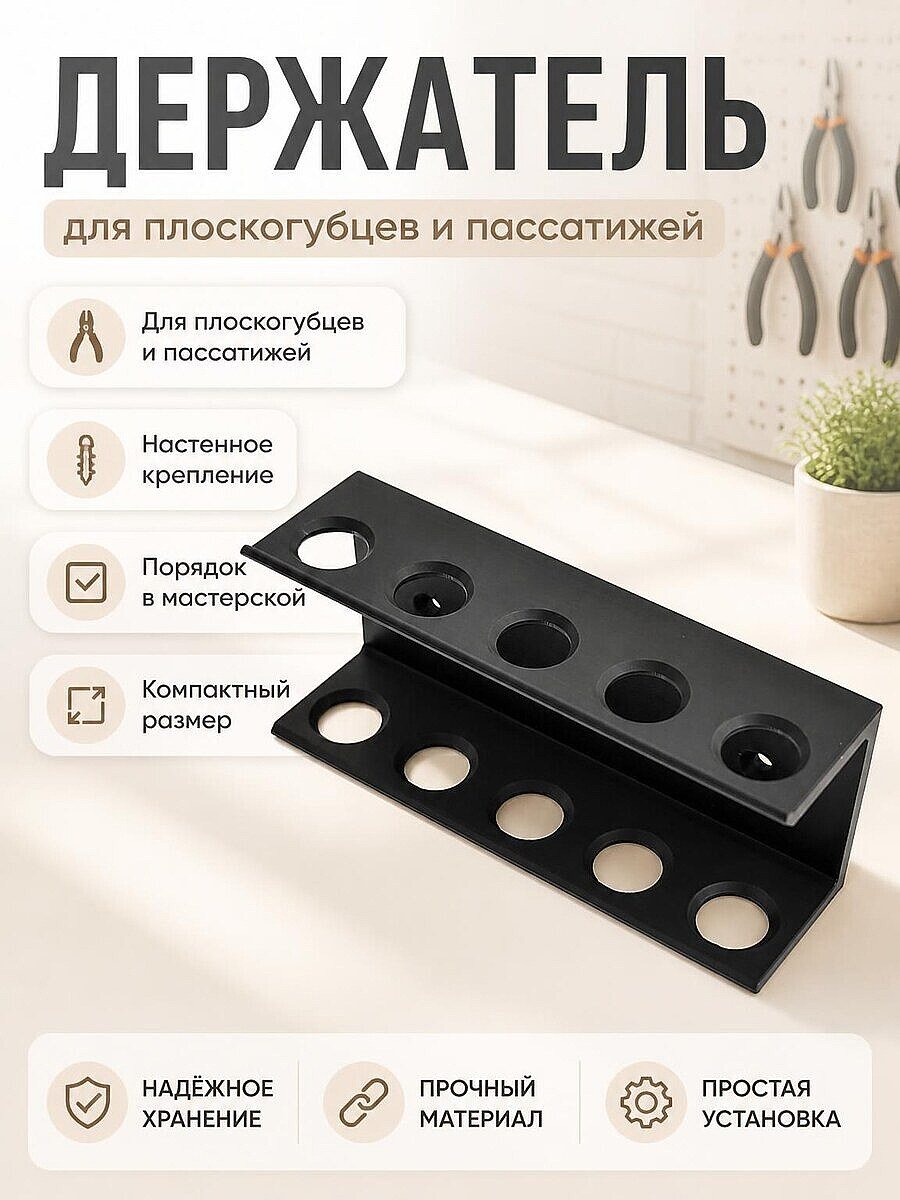 Настенный держатель для плоскогубцев и пассатижей