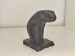 Скульптура Кобра, статуэтка змеи для декора 6