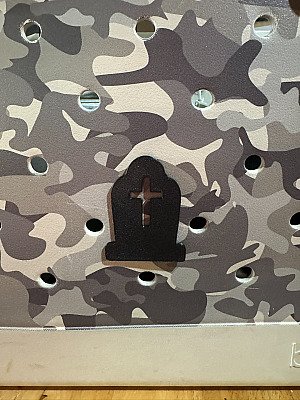 Декор для сумки Bogg Bag Могильный камень Хэллоуин 2