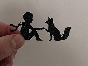 Декор Маленький принц и лис 2