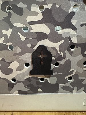 Декор для сумки Bogg Bag Могильный камень Хэллоуин 4