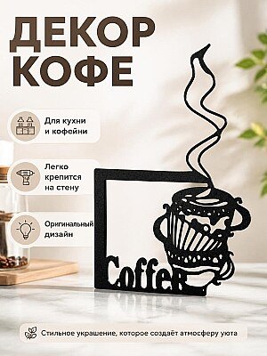 Декор настенный Рамка Кофе 1