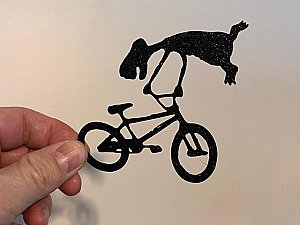 Декор для стены E.T. на велосипеде 2
