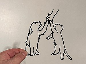 Декор для дома Кот и Собака 2