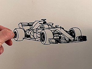 Настенный декор F1 болид Формулы-1 2