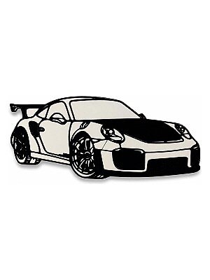 Настенный декор силуэт Porsche 3