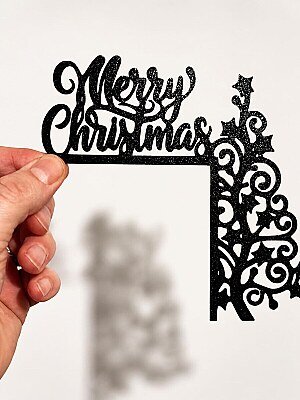 Декор на угол двери Merry Christmas 2