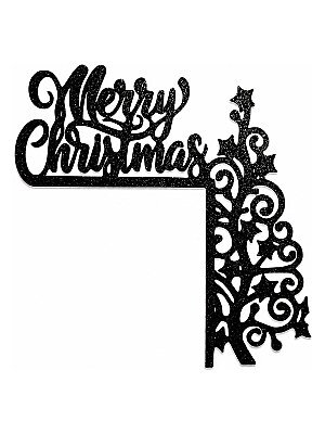 Декор на угол двери Merry Christmas 3