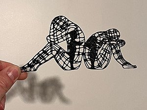 Настенный декор Семья: мужчина, женщина и ребенок 2