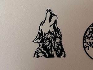 Настенный декор Волк 3