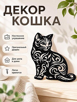 Декор настенный Кошка 1