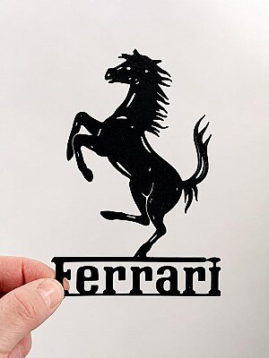 Настенный декор Ferrari логотип 2