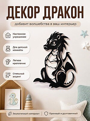 Декор настенный Дракон 1