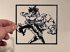 Настенный декор DragonBallZ - Fight 2