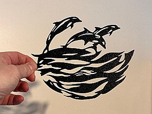 Настенный декор Море и дельфины 2