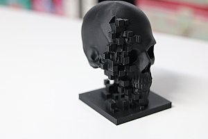 Декор для интерьера Череп Pixel Fade 6
