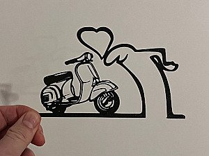 Настенный декор La Linea Love Vespa 2