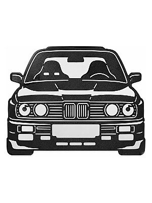 Настенное панно силуэт BMW E30 3