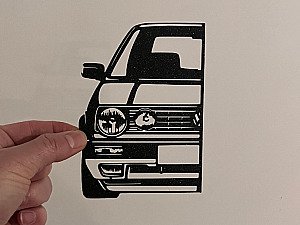 Настенный декор панно VW Golf MK2 2