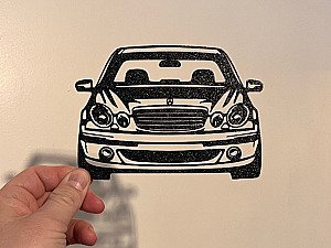 Настенный декор Mercedes W211 2